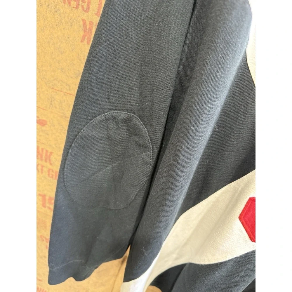 Vintage 90s Polo Ralph Lauren Rugby Mercer Club #3 Heavy Long Sleeve Shirt 2008